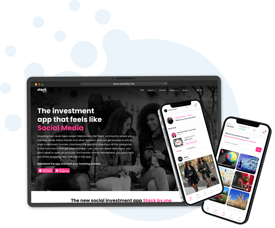 An investment platform with different categories, opportunities that suits your interests made by skycap.